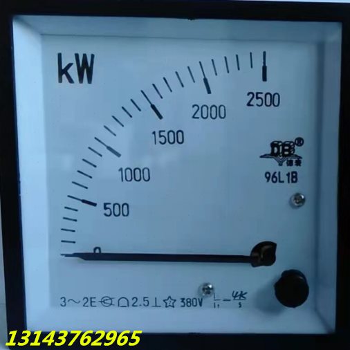 DB德表 交流功率表 96L1B-KW 2500KW 4K/5A 380V 72L1-MW德庆电表