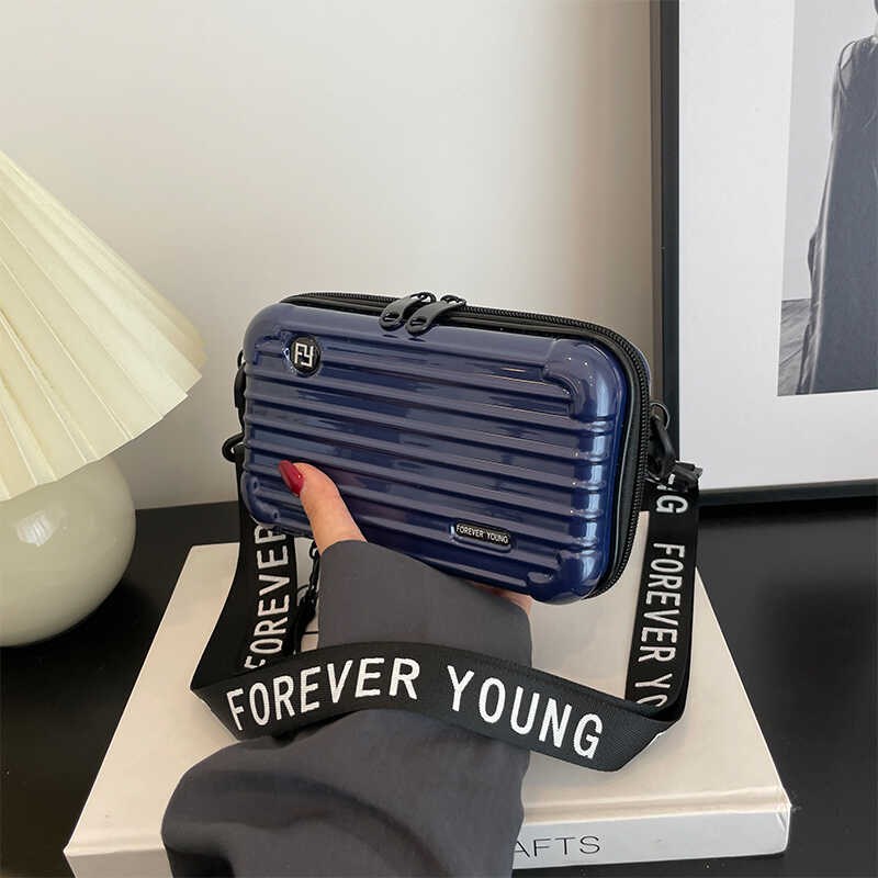 箱子小包包迷你行李箱旅行箱PC塑料硬壳小方包女单肩包斜挎手机包