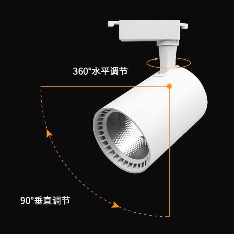 夜市低压12V36V48V72伏led射灯餐车电瓶三轮车摆摊小吃轨道灯