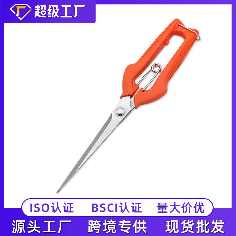 修枝剪葡萄采摘剪家用盆栽修整剪橙色葡萄剪摘葡萄橙色修枝剪