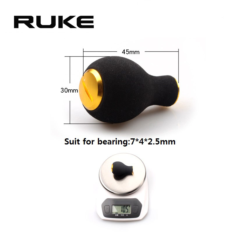 RUKE路亚EVA握丸水滴轮纺车轮摇把通用DIY改装渔轮配件S/DEVA捏手