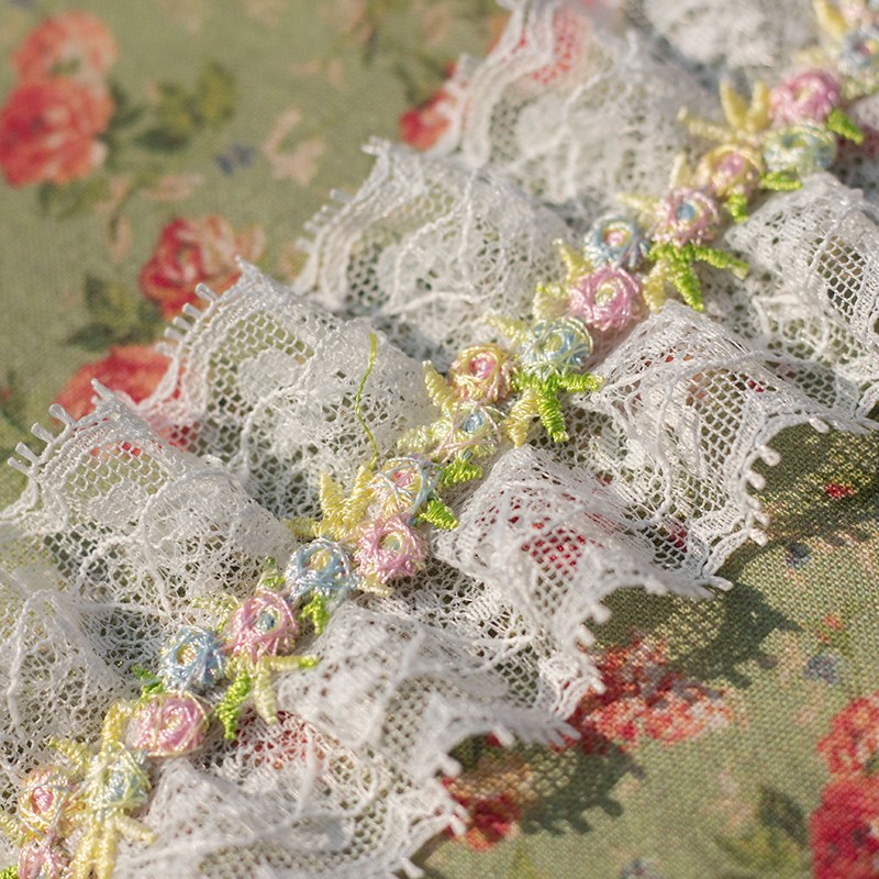 墨下【乡野蔷薇】复古田园风书衣手帐本 蕾丝笔记本日记本手账本