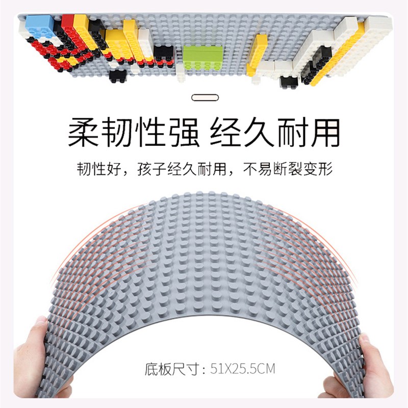大颗粒积木板背景墙面桌兼容某高壁挂式家用拼图拼插益智玩具定制