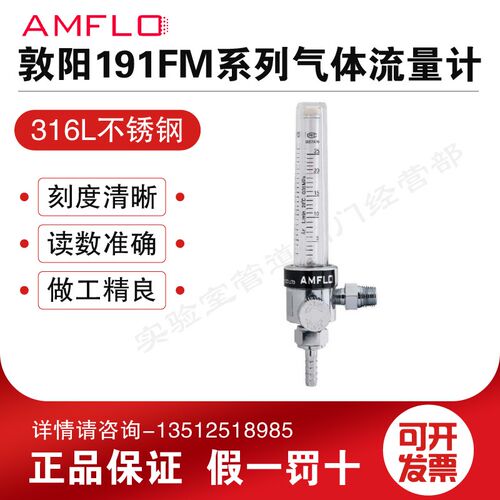 AMFLO敦阳191FM气体流量计 191FM-25L 191FM-50L 二氧化碳 氩气
