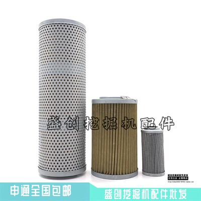 斗山大宇挖掘机DX55 60-9C液压回油滤芯进油格先导滤清器保养配件