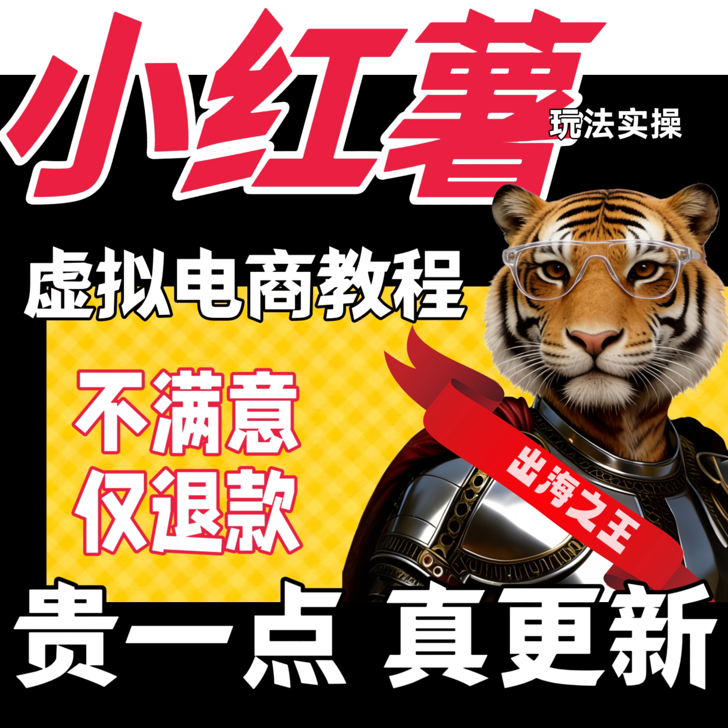 小红书虚拟项目电商讲解教学虚拟产品开店教程选品货源上架小红薯图片