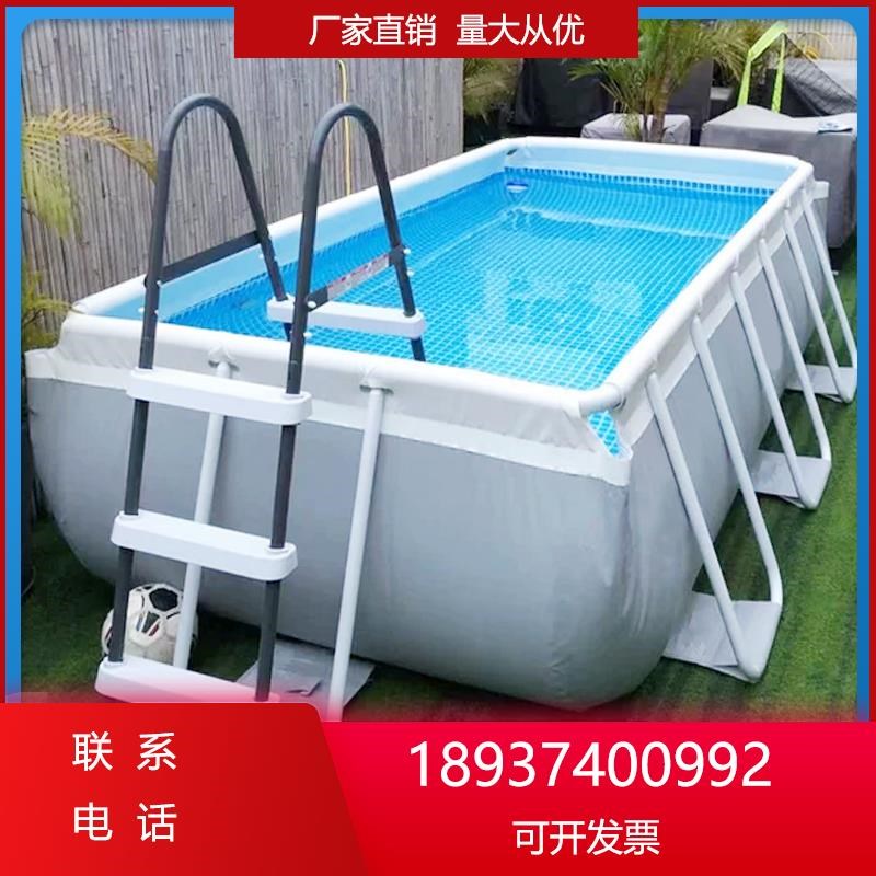大型成人支架游泳池用大家超院子游泳池户外移动泳池楼顶儿童水池