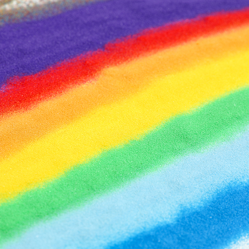 彩砂细沙彩色沙子n沙画沙子流沙许愿瓶120目沙粉彩沙网
