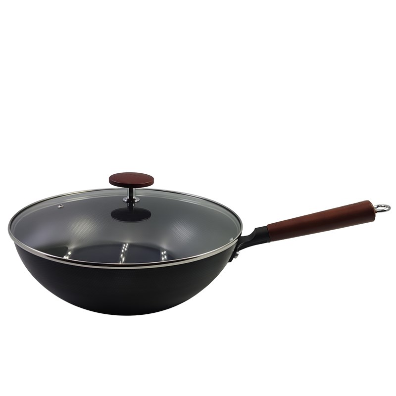 真不锈轻质爆炒铁锅FC30/FC3G23/5轻便炒锅燃气明火专用