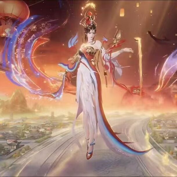王者荣耀cos服貂蝉神骥聚万邦