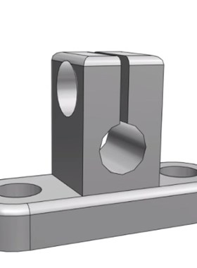 LCSA LCSBN 铝合金型材用支座/夹具 圆形支柱型 固定夹/支座