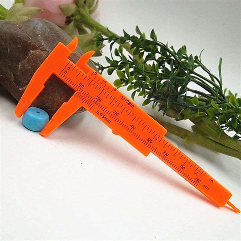 迷你塑料卡尺 文玩卡尺 把玩卡尺防磕碰卡尺 核桃手串测量卡尺子