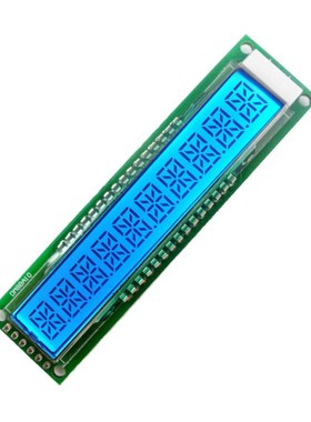 10位16段码米字液晶SPI LCD显示板模块无针/插针TM1622芯片学习板