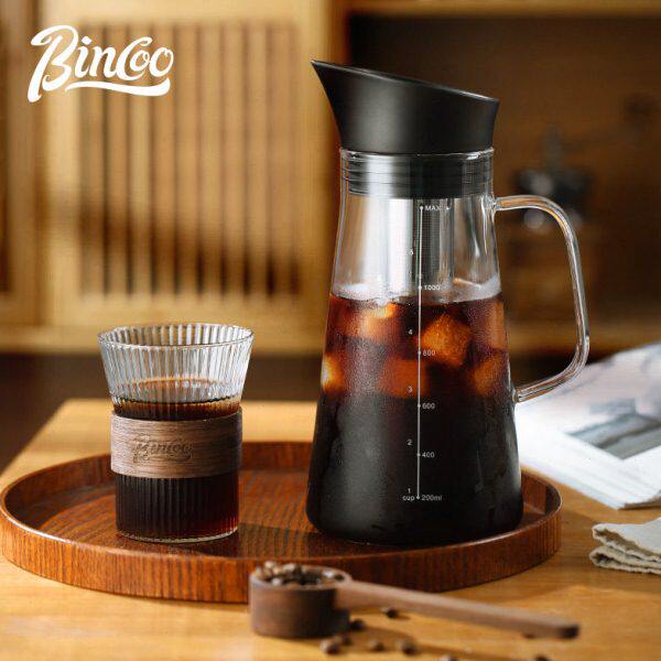 bincoo冷萃壶咖啡冷泡壶大容量玻璃冷翠分享壶商用冰滴冰萃瓶茶具