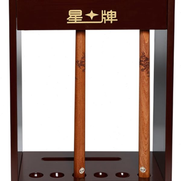 星牌台球杆架子落地式球杆放置架支架柜式展示架6孔台球杆架XWQ08