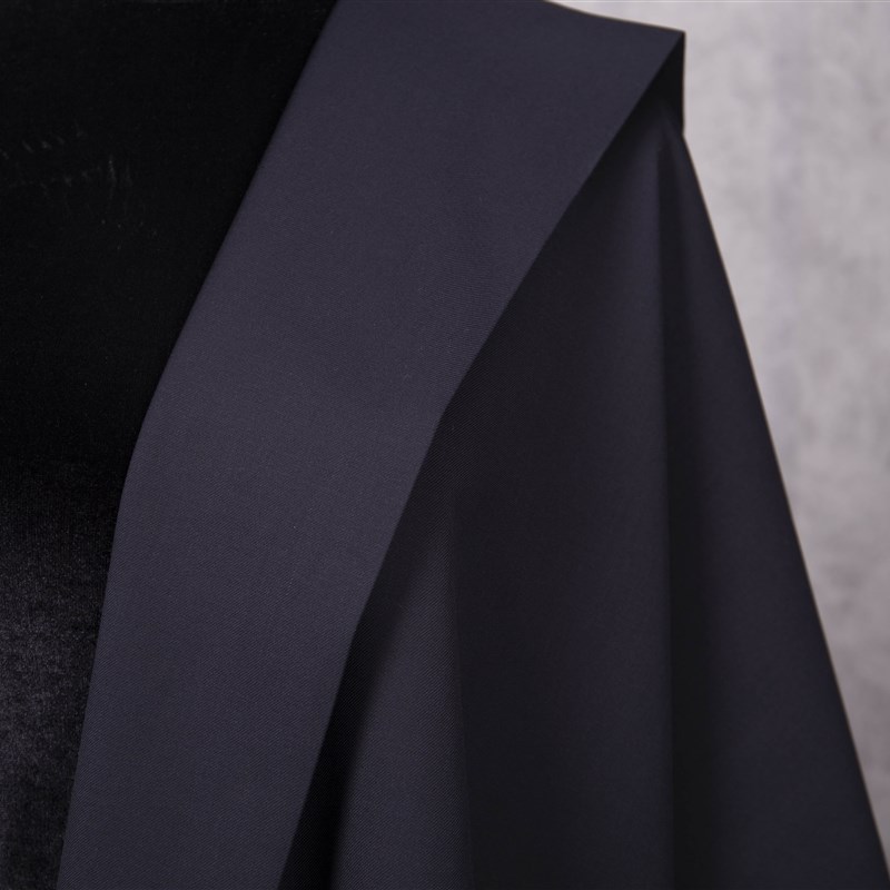 黑色西装面料春秋男女西服裤子包裙哔叽职业制服时装服装布料