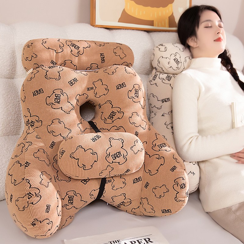 床头软包大靠背垫床上靠枕宿舍看书靠垫抱枕女生睡觉沙发护腰靠枕