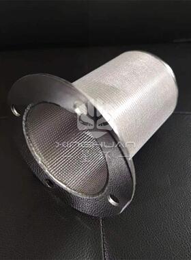304/316不锈钢法兰式过滤桶袋式过滤器滤筒篮式滤筒圆柱形滤筒