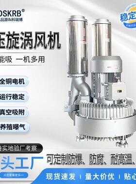 立式真空泵LRB-94S-115KW高压旋涡风机纸浆脱水旋涡气泵鼓风机