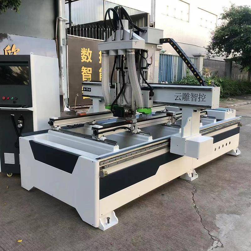 厂家优惠云雕数控木工开料机采用四工序钻孔切割成型更高效新能