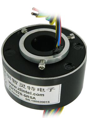 厂家热卖通孔导电滑环360度旋转通电信号传输导电环集电环电刷