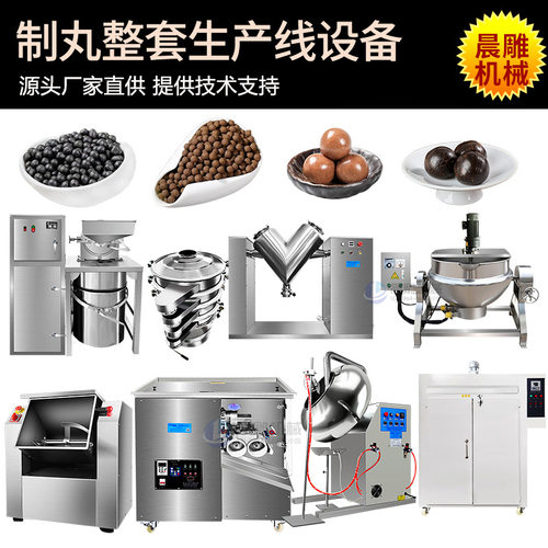 厂家现货 全自动中水丸蜜丸制丸机 中药丸制丸抛光包装成套设备