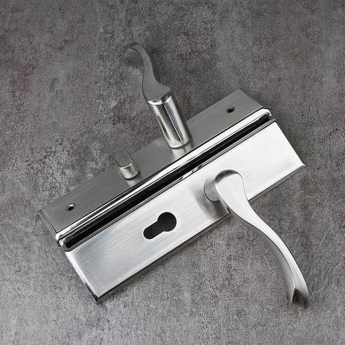 换锁配锁单舌门锁简约不锈钢执手锁木门卧室把手锁宾馆旅馆房门锁