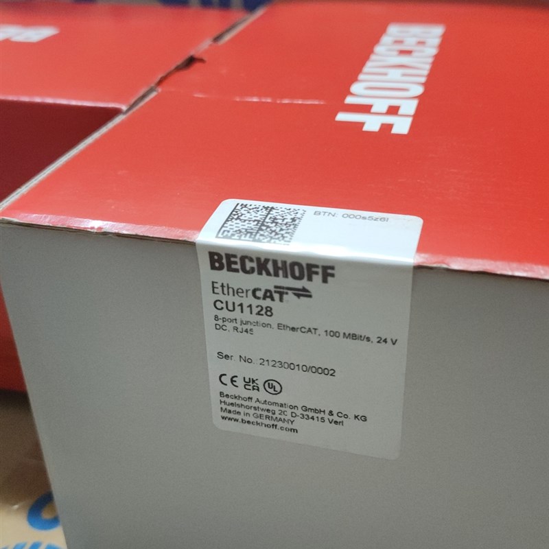 原装全新 BECKHOFF倍福 开关 CU1128  现货