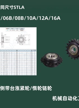 STLA-04C 06B 08B 10A 12A 16A-13 15 17 18 19 20 21 25惰轮链轮