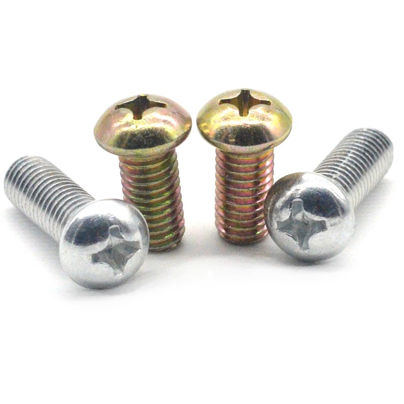 M1.6M2镀锌小螺丝微型螺丝铁圆头螺丝螺钉圆头螺钉半圆头螺丝 7折