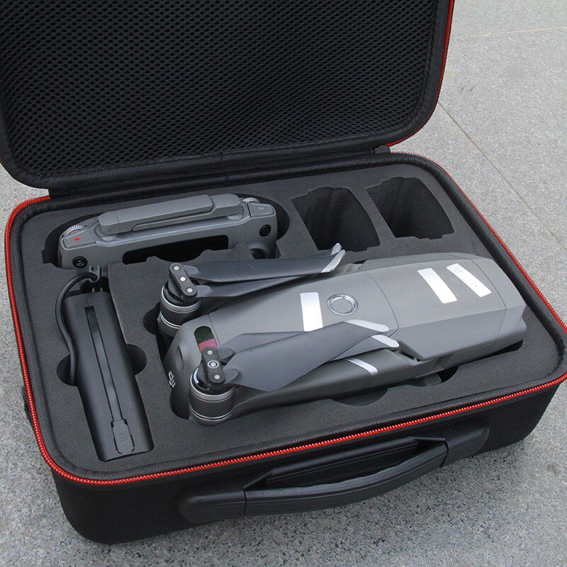 适用于大疆御 Mavic 2 二代 无人机的背包手提箱子PU防水收纳盒包