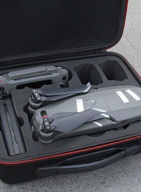 适用于大疆御 Mavic 2 二代 无人机的背包手提箱子PU防水收纳盒包