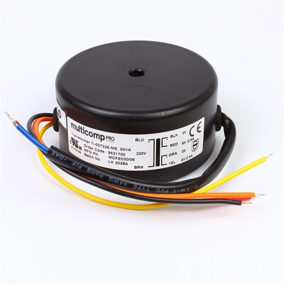 箭猪NORATEL 30W 双6V 9V 15V 18V 25V 环型变压器 进口环牛30VA