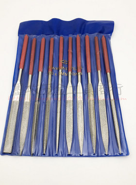 镀铬金刚石锉刀180X5MM 什锦锉刀套装金刚砂什锦整形锉