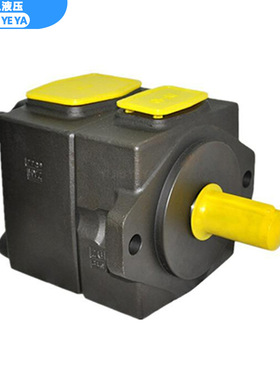 YUKEN叶片泵PV2R1/2/3/4油研液压油泵PV2R1-17-F-RAA-43定量转子