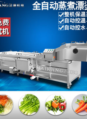 现货雷笋蒸煮漂烫机 商用春笋杀青机 全自动茭白漂烫设备