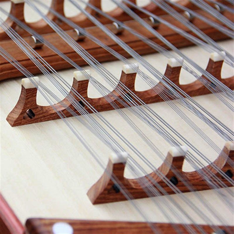 老花梨贝雕扬琴广东405型扬 老花梨五码十音贝雕洋琴专业演奏乐器