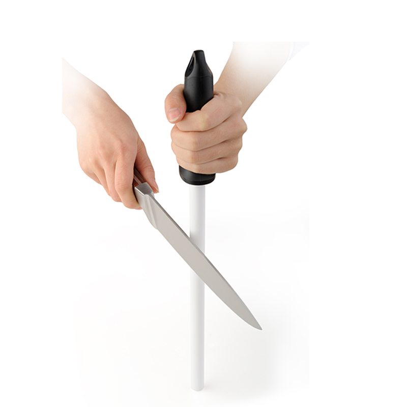 泰帝磨刀匠10寸陶瓷磨刀棒手持快速磨屠夫刀屠宰刀磨刀器磨刀石