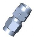 2.4mm-SMA-JJ 27GHz 驻波：1.12：1 射频微波毫米波同轴转接器