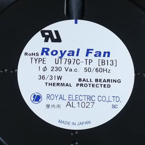全新原装进口ROYAL FAN风机 UT797C-TP B13 现货安川变频器用