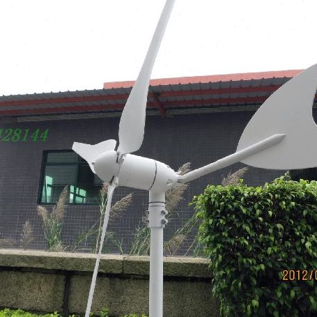 100w微风永磁风力发电机家用照明教学户外便携 12V/24V全国包邮