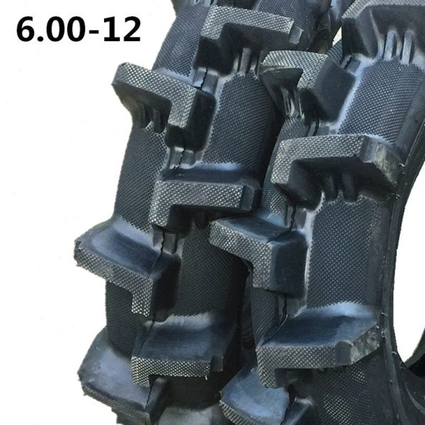 6.00-12农用手扶拖拉机前驱动人字水田高花轮胎600-12轮胎