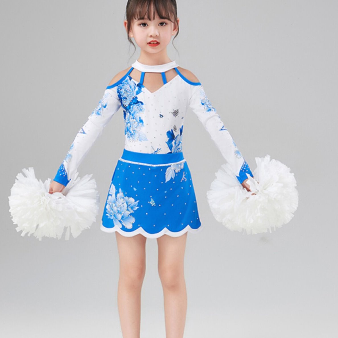 儿童啦啦操演出服中小学生运动会啦啦队比赛表演服健美操团体竞技