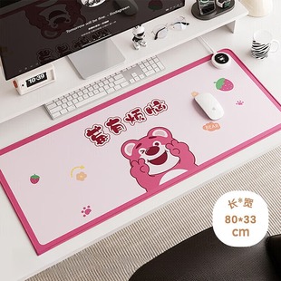 加热鼠标垫大号卡通发热暖桌垫办公室电脑桌面发热垫写作业暖手垫