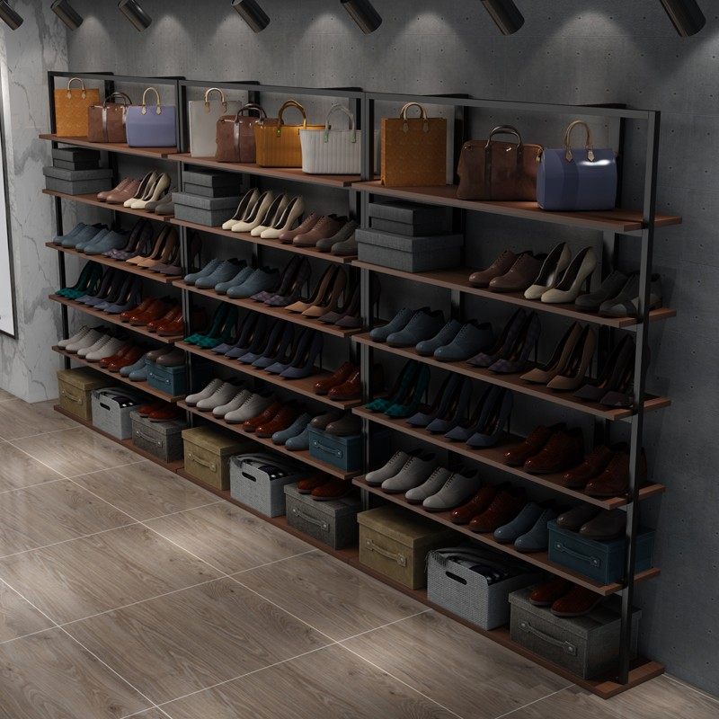 鞋子货架产品样品展示架奖牌陈列架手办架化妆品包包展示柜子鞋架