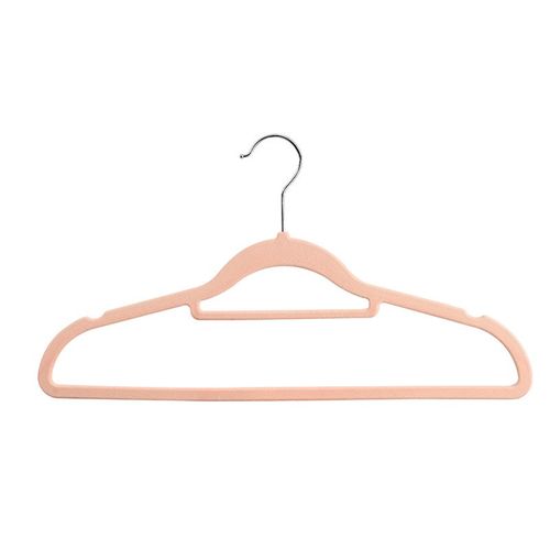 2024新款植绒衣架家用挂衣10个整理师专用肩角无痕防滑衣挂衣撑