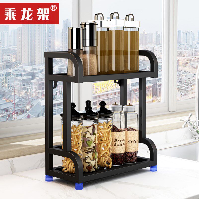 厨房不锈钢调料置物架筷子多功能台面壁挂调味家用收纳架用品架子