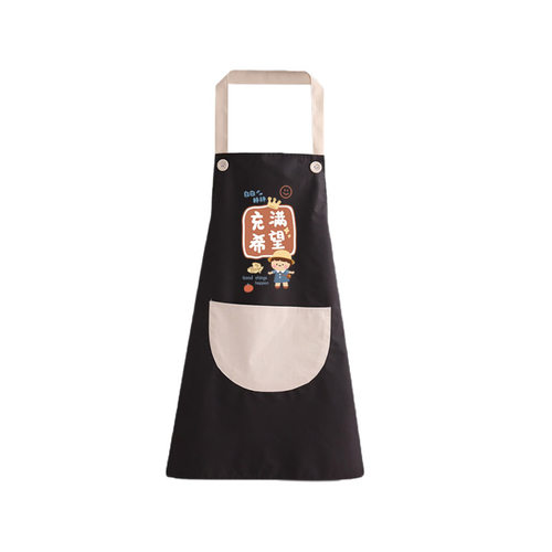 防水围裙家用厨房2021新款工作服女防油可爱日式时尚围腰网红