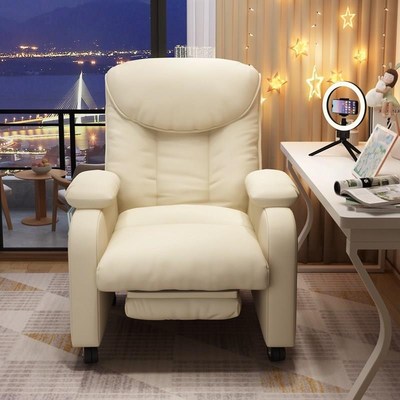 电脑椅软包老板椅美容院美甲店沙发椅家用舒适学习椅沙发椅