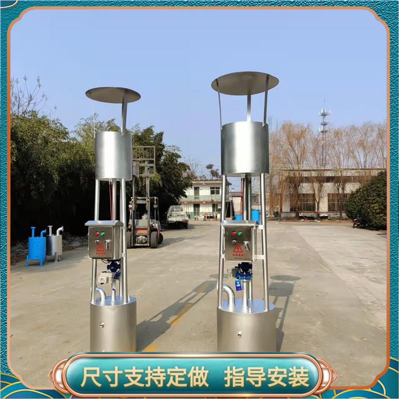 自动点火沼气燃烧火炬时间控制PLC控制内燃火炬养殖场火炬